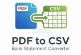 bank statement converter pdf to csv